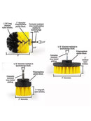 Escovas De Limpeza Pesada Encaixa Parafusadeira Furadeira Em Geral Sofá Carro Casa  Multiuso