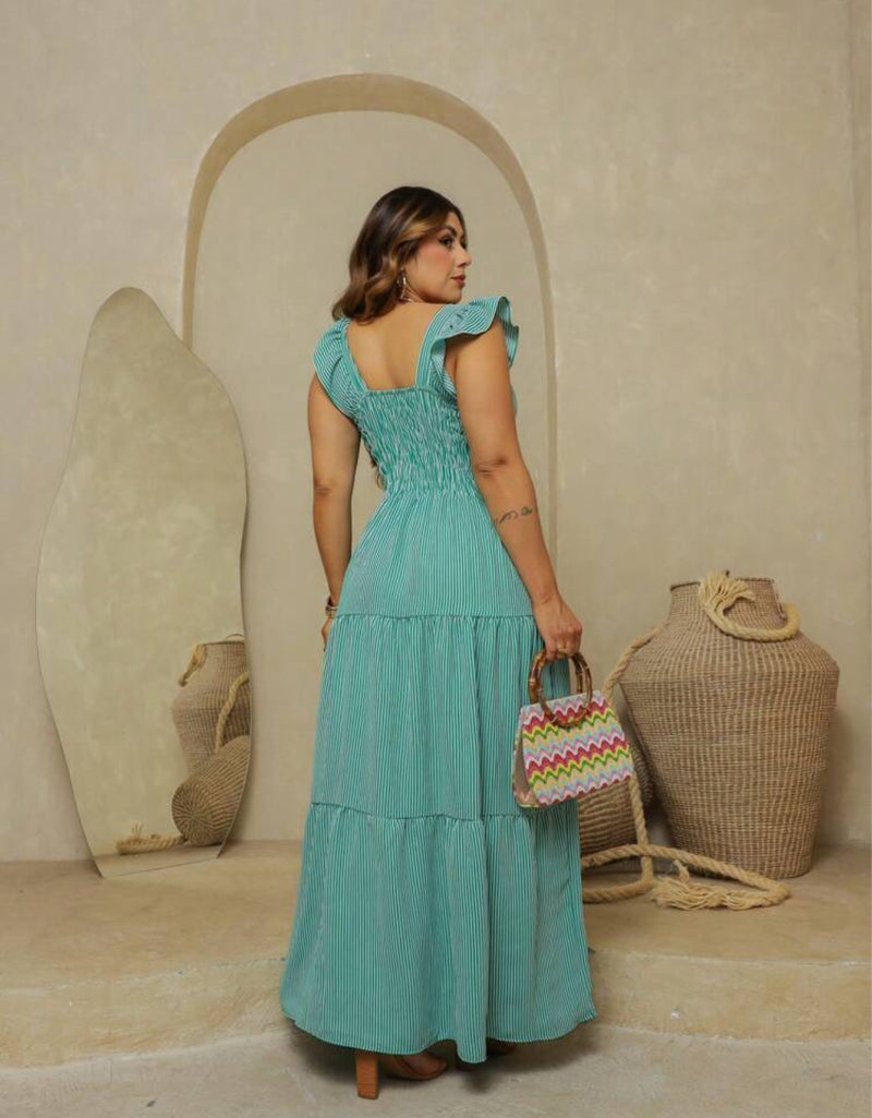 Vestido listrado