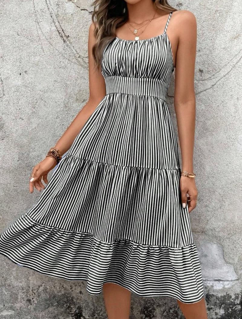 Vestido listrado