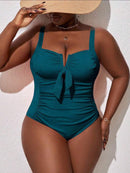 Maiô detalhe de laço - PLUS SIZE