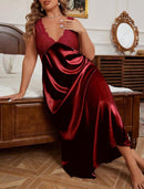 Camisola de cetim com renda