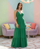 Vestido decote em V