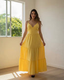 Vestido decote em V