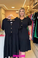 Vestido Comfy com Babados