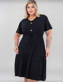 Vestido Comfy com Babados