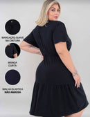 Vestido Comfy com Babados