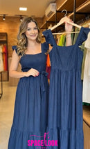 Vestido alça borboleta