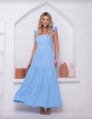 Vestido alça borboleta