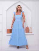 Vestido alça borboleta