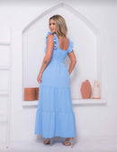 Vestido alça borboleta