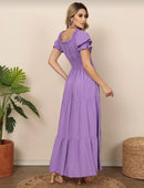 Vestido Feminino com lastex