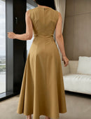 Vestido detalhe botão