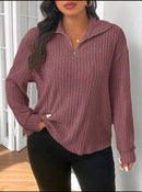 Blusa de inverno decote em V
