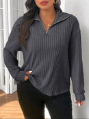 Blusa de inverno decote em V