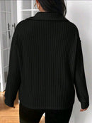 Blusa de inverno decote em V