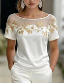 Blusa feminina luxo
