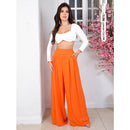 Calca Pantalona com Prega