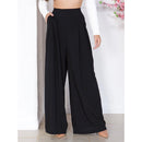 Calca Pantalona com Prega