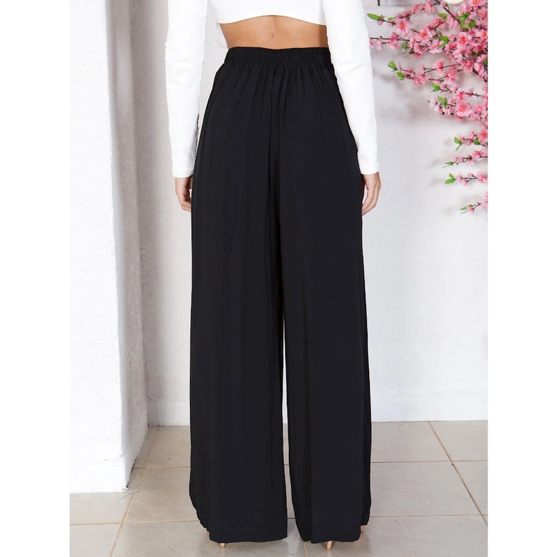 Calca Pantalona com Prega