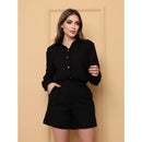 Conjunto Camisa e Shorts Alfaiataria