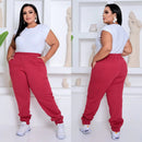 Calca Jogger Moletom Plus