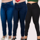 Calca Jeans Cintura Alta