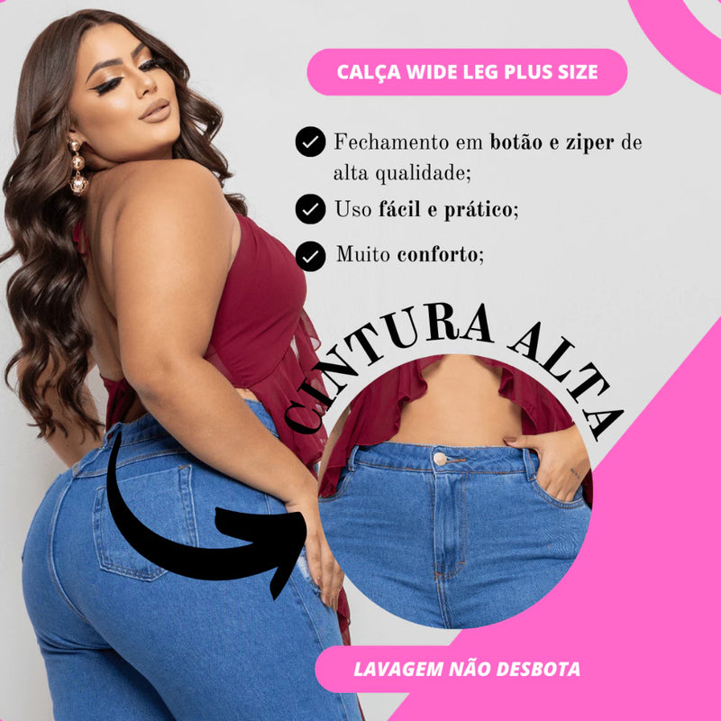 Calça jeans flare