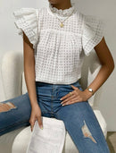 Blusa manga borboleta