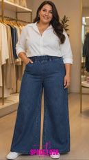Calça Jeans Wide Leg