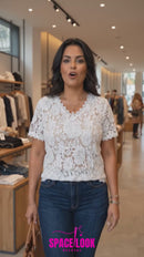 Blusa de renda