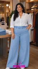 Calça Jeans Wide Leg