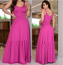 Vestido barra assimétrica