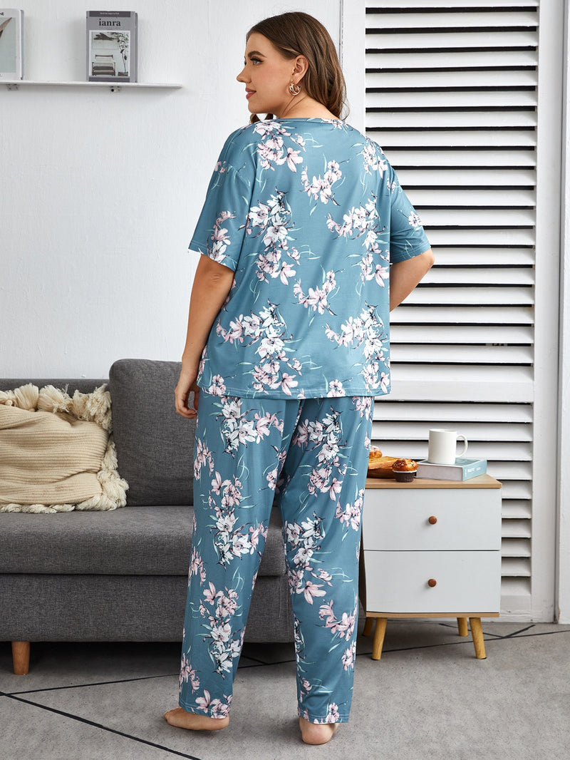 Pijama estampado -  Plus Size