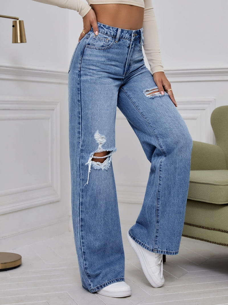 Calça jeans - Cintura alta